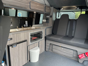 T6.1 Highline Campervan 2022 (72 plate) - Auto DSG - Indium Grey with low mileage