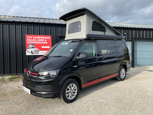 T6 SWB Trendline Campervan 2018 with air con - Black
