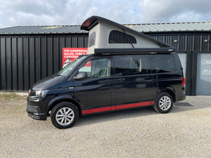 T6 SWB Trendline Campervan 2018 with air con - Black