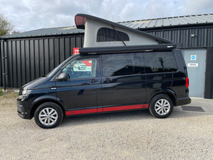 T6 SWB Trendline Campervan 2018 with air con - Black
