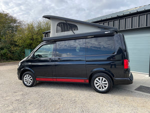T6 SWB Trendline Campervan 2018 with air con - Black