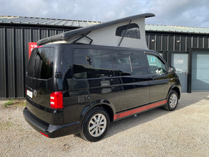 T6 SWB Trendline Campervan 2018 with air con - Black