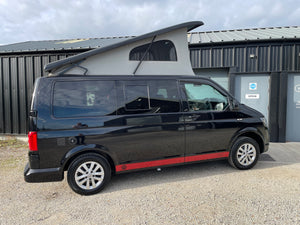 T6 SWB Trendline Campervan 2018 with air con - Black