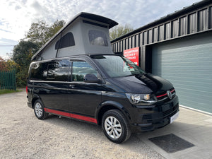 T6 SWB Trendline Campervan 2018 with air con - Black