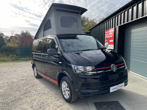 T6 SWB Trendline Campervan 2018 with air con - Black
