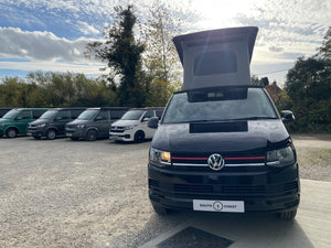 T6 SWB Trendline Campervan 2018 with air con - Black