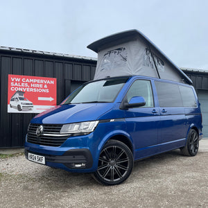 T6.1 Highline - CamperKing conversion 2024 Ravenna Blue SWB Le Mans Campervan