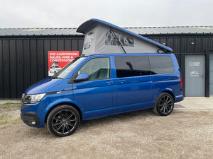 T6.1 Highline - CamperKing conversion 2024 Ravenna Blue SWB Le Mans Campervan