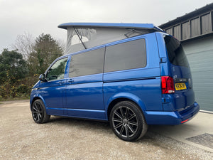 T6.1 Highline - CamperKing conversion 2024 Ravenna Blue SWB Le Mans Campervan