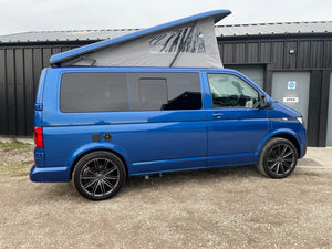 T6.1 Highline - CamperKing conversion 2024 Ravenna Blue SWB Le Mans Campervan