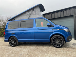T6.1 Highline - CamperKing conversion 2024 Ravenna Blue SWB Le Mans Campervan