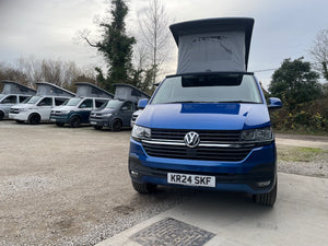 T6.1 Highline - CamperKing conversion 2024 Ravenna Blue SWB Le Mans Campervan
