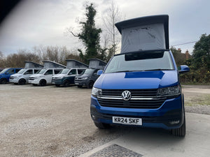 T6.1 Highline - CamperKing conversion 2024 Ravenna Blue SWB Le Mans Campervan