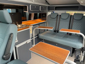 T6.1 Highline - CamperKing conversion 2024 Ravenna Blue SWB Le Mans Campervan