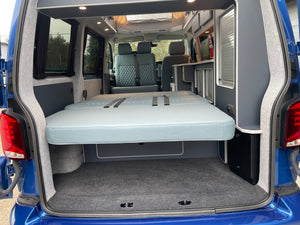 T6.1 Highline - CamperKing conversion 2024 Ravenna Blue SWB Le Mans Campervan