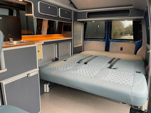 T6.1 Highline - CamperKing conversion 2024 Ravenna Blue SWB Le Mans Campervan