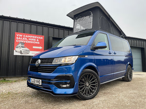 T6.1 Highline Campervan 2021 (21 plate) - Ravenna Blue with LV-S Front splitter SC conversion