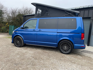 T6.1 Highline Campervan 2021 (21 plate) - Ravenna Blue with LV-S Front splitter SC conversion