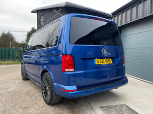 T6.1 Highline Campervan 2021 (21 plate) - Ravenna Blue with LV-S Front splitter SC conversion