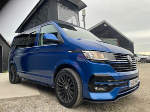 T6.1 Highline Campervan 2021 (21 plate) - Ravenna Blue with LV-S Front splitter SC conversion