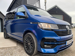 T6.1 Highline Campervan 2021 (21 plate) - Ravenna Blue with LV-S Front splitter SC conversion