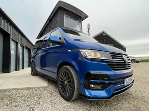 T6.1 Highline Campervan 2021 (21 plate) - Ravenna Blue with LV-S Front splitter SC conversion