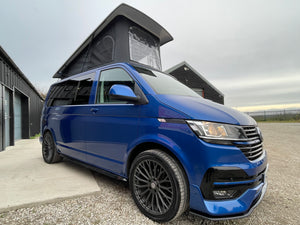T6.1 Highline Campervan 2021 (21 plate) - Ravenna Blue with LV-S Front splitter SC conversion