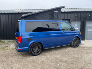 T6.1 Highline Campervan 2021 (21 plate) - Ravenna Blue with LV-S Front splitter SC conversion