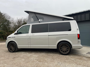 2024 T6.1 LWB - CamperKing conversion - Candy White & Ascot Grey Santorini Campervan
