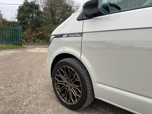 2024 T6.1 LWB - CamperKing conversion - Candy White & Ascot Grey Santorini Campervan