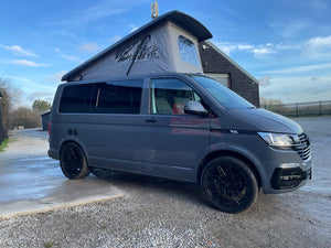 2024 VW Transporter T6.1 Pure Grey SWB Le Mans CamperKing Conversion