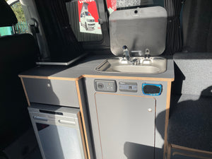 2020 VW Transporter T6.1 Candy White/blue SWB L-shape conversion