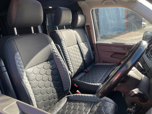 2020 VW Transporter T6.1 Candy White/blue SWB L-shape conversion