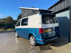 2020 VW Transporter T6.1 Candy White/blue SWB L-shape conversion