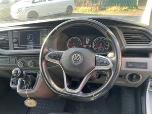 2020 VW Transporter T6.1 Candy White/blue SWB L-shape conversion