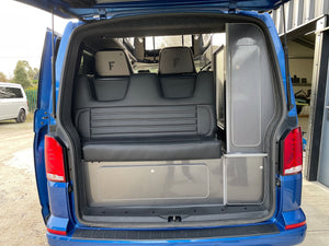 T6.1 Highline Campervan 2021 (21 plate) - Ravenna Blue with LV-S Front splitter SC conversion