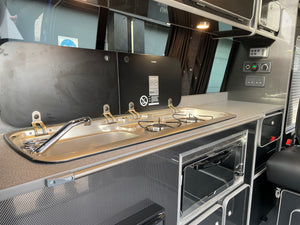 T6.1 Highline Campervan 2021 (21 plate) - Ravenna Blue with LV-S Front splitter SC conversion