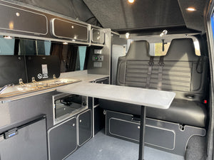 T6.1 Highline Campervan 2021 (21 plate) - Ravenna Blue with LV-S Front splitter SC conversion