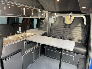 T6.1 Highline Campervan 2021 (21 plate) - Ravenna Blue with LV-S Front splitter SC conversion