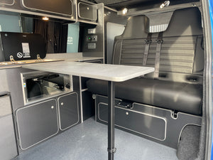 T6.1 Highline Campervan 2021 (21 plate) - Ravenna Blue with LV-S Front splitter SC conversion