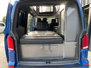 T6.1 Highline Campervan 2021 (21 plate) - Ravenna Blue with LV-S Front splitter SC conversion