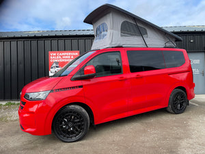 2025 VW Transporter T7 DSG Intensive Red SWB Freedom Campervan