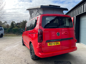 2025 VW Transporter T7 DSG Intensive Red SWB Freedom Campervan