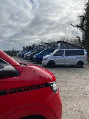 2025 VW Transporter T7 DSG Intensive Red SWB Freedom Campervan