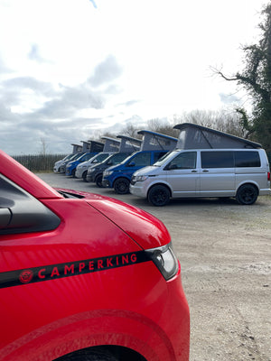 2025 VW Transporter T7 DSG Intensive Red SWB Freedom Campervan