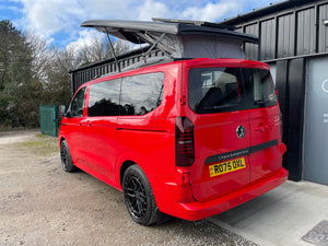 2025 VW Transporter T7 DSG Intensive Red SWB Freedom Campervan