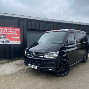 T6 Highline Campervan 2019 with Tailgate in Black - Automatic - low mileage
