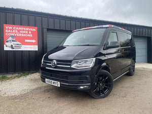 T6 Highline Campervan 2019 with Tailgate in Black - Automatic - low mileage