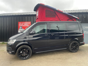 T6 Highline Campervan 2019 with Tailgate in Black - Automatic - low mileage