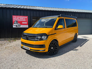 VW Highline T6 Campervan in Yellow